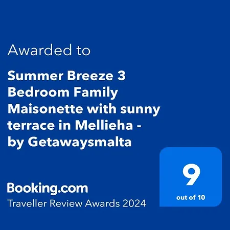 Summer Breeze 3 Bedroom Family Maisonette With Sunny Terrace In - By Getawaysmalta *
